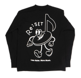 Re:SET Live Concert Series Music Man Black Long Sleeve T-Shirt